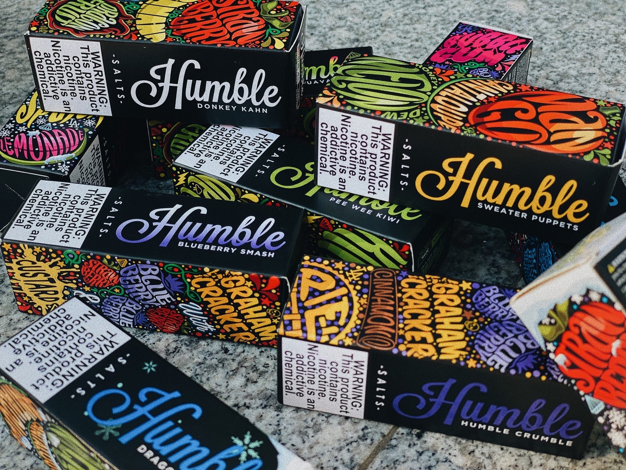 Humble SALT - премиум жидкость из USA, производится в солнечной Калифорнии компанией Humble Juice Co