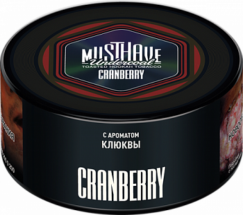 Табак Must Have Undercoal, 25гр "Cranberry / Клюква"